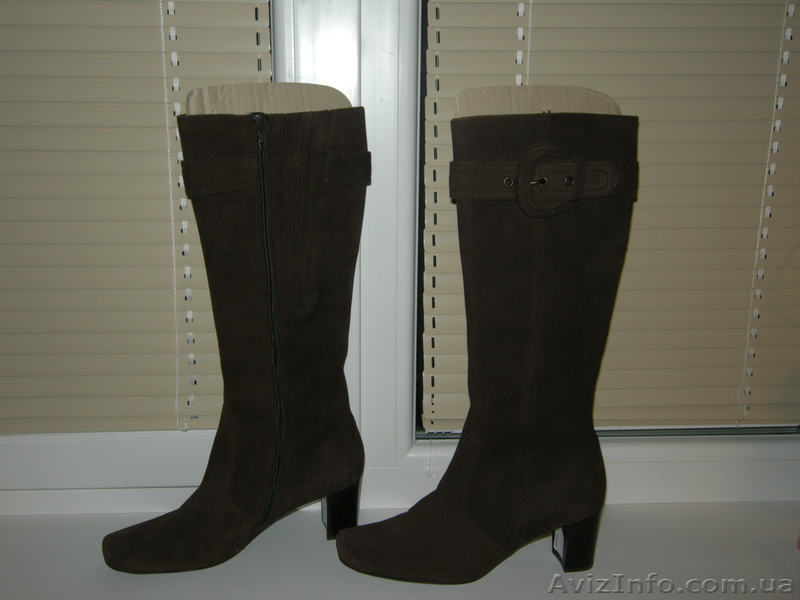 Сапоги Gabor замшевые, демисезонные. НОВЫЕ - <ro>Изображение</ro><ru>Изображение</ru> #1, <ru>Объявление</ru> #203960