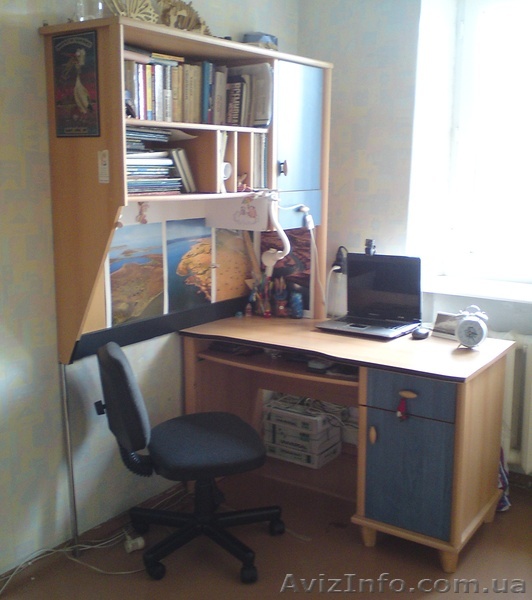 письменній стол с полкой - <ro>Изображение</ro><ru>Изображение</ru> #1, <ru>Объявление</ru> #327598