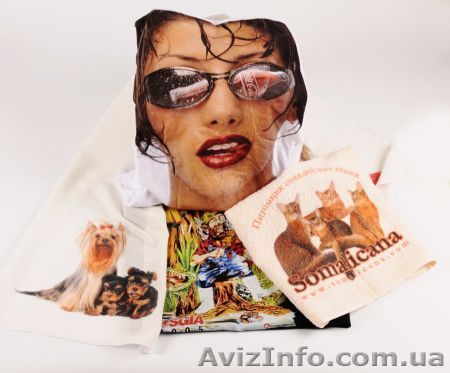 Печать фото на футболке, майках, шарфах, полотенцах, сумках, любом текстиле. - <ro>Изображение</ro><ru>Изображение</ru> #1, <ru>Объявление</ru> #350820