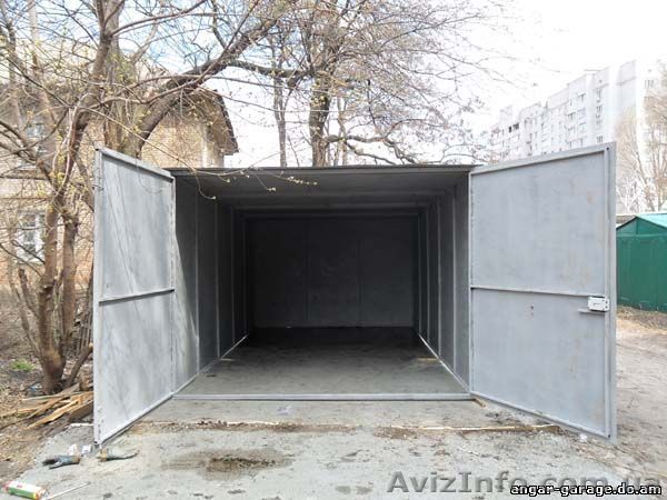Гараж металлический сборной разборной с толщиной стен 2мм, крыши 1,2мм - <ro>Изображение</ro><ru>Изображение</ru> #1, <ru>Объявление</ru> #385664