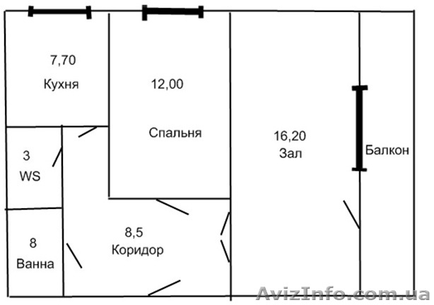 2-х комнатную квартиру АВ Западный Площадка - <ro>Изображение</ro><ru>Изображение</ru> #1, <ru>Объявление</ru> #404042