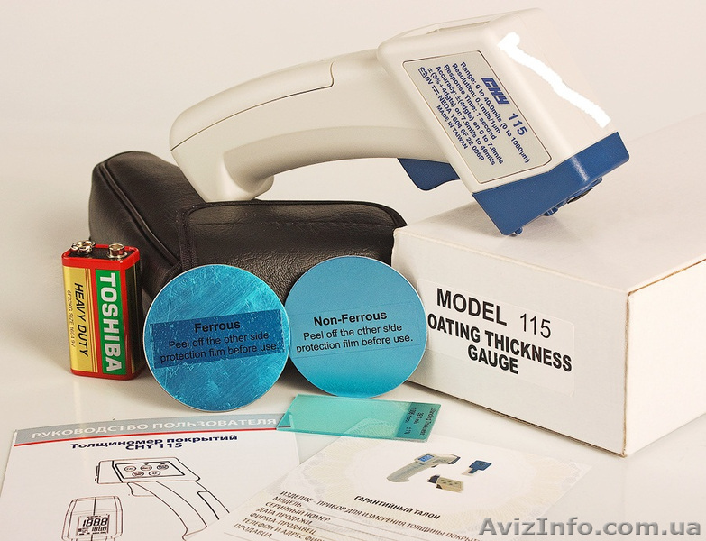 Толщиномер покрытий автомобилей 115 super - <ro>Изображение</ro><ru>Изображение</ru> #1, <ru>Объявление</ru> #667354