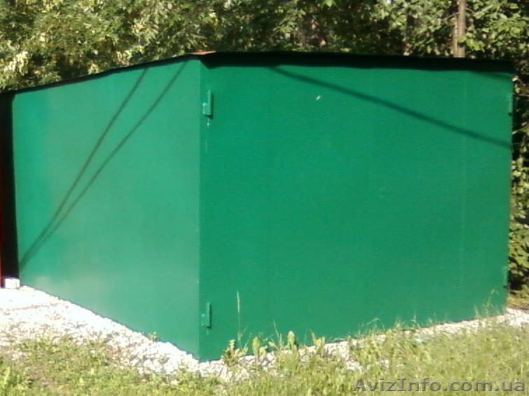 Гараж металлический односкатный - <ro>Изображение</ro><ru>Изображение</ru> #1, <ru>Объявление</ru> #735971