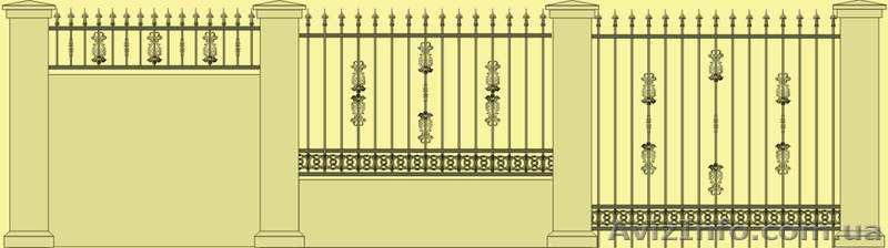 Секции забора и оградок - <ro>Изображение</ro><ru>Изображение</ru> #1, <ru>Объявление</ru> #747363