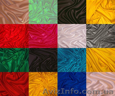 Оптовая продажа однотонного  атласного шелка. Акция! - <ro>Изображение</ro><ru>Изображение</ru> #1, <ru>Объявление</ru> #931599