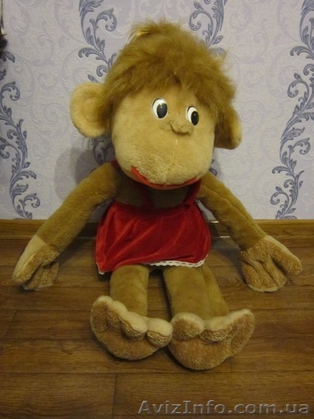 Продам большую мягкую игрушку Обезьяна - <ro>Изображение</ro><ru>Изображение</ru> #1, <ru>Объявление</ru> #926416