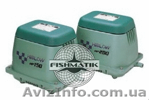 Воздуходувка мембранная Hiblow HР-150 - <ro>Изображение</ro><ru>Изображение</ru> #1, <ru>Объявление</ru> #972249