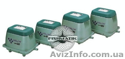 Воздуходувка мембранная Hiblow HР-80 - <ro>Изображение</ro><ru>Изображение</ru> #1, <ru>Объявление</ru> #972253