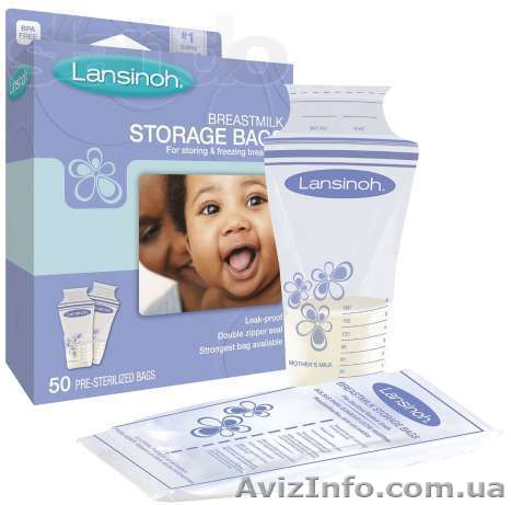 Пакеты для хранения и заморозки грудного молока Lansinoh  - <ro>Изображение</ro><ru>Изображение</ru> #1, <ru>Объявление</ru> #1034318