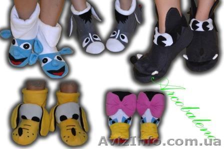 Домашние комнатные тапочки сапожки оптом - <ro>Изображение</ro><ru>Изображение</ru> #1, <ru>Объявление</ru> #1178625