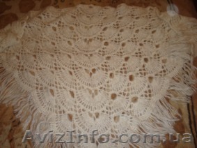 Шаль ручной работы вязанная крючком. - <ro>Изображение</ro><ru>Изображение</ru> #1, <ru>Объявление</ru> #1354576