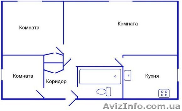 Отличная 3-х квартира не дорого - спальный р-н г. Харцызска (Коммунист) - <ro>Изображение</ro><ru>Изображение</ru> #1, <ru>Объявление</ru> #1606595