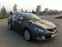 Авто на свадьбу Mazda 6 New с украшениями - <ro>Изображение</ro><ru>Изображение</ru> #2, <ru>Объявление</ru> #376410
