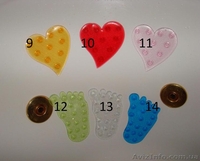 Антискользящие мини-коврики на присосках в ванную комнату - <ro>Изображение</ro><ru>Изображение</ru> #1, <ru>Объявление</ru> #837262