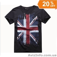 Футболка Английский флаг (Британский флаг) - <ro>Изображение</ro><ru>Изображение</ru> #2, <ru>Объявление</ru> #898346