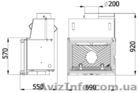 Топка каминная Kaw-met W10 с водяным контуром  - <ro>Изображение</ro><ru>Изображение</ru> #2, <ru>Объявление</ru> #914507