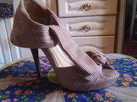 Туфли,каблук 12 сантиметров.тканевые. - <ro>Изображение</ro><ru>Изображение</ru> #2, <ru>Объявление</ru> #951321