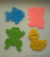 Антискользящие мини-коврики на присосках в ванную комнату - <ro>Изображение</ro><ru>Изображение</ru> #5, <ru>Объявление</ru> #837262