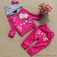 Велюровый детский костюм Hello Kitty для девочек - <ro>Изображение</ro><ru>Изображение</ru> #5, <ru>Объявление</ru> #975683