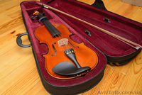 Продается скрипка из натурального дерева со смычком и футляром - <ro>Изображение</ro><ru>Изображение</ru> #2, <ru>Объявление</ru> #1463739