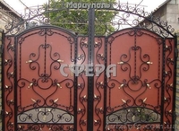 Кованые ворота, распашные, откатные, решетчатые, металлические калитки - <ro>Изображение</ro><ru>Изображение</ru> #2, <ru>Объявление</ru> #865535