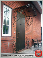 Козырьки и навесы из поликарбоната, сварные. - <ro>Изображение</ro><ru>Изображение</ru> #4, <ru>Объявление</ru> #1037254