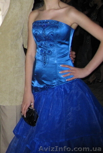 Синее выпускное платье  - <ro>Изображение</ro><ru>Изображение</ru> #1, <ru>Объявление</ru> #29863