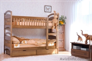 Детская двухъярусная кровать "Арина" - <ro>Изображение</ro><ru>Изображение</ru> #1, <ru>Объявление</ru> #185625