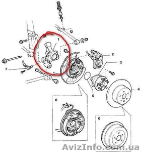 Кулак(цапфа)задняя правая на Toyota Camry CV-40 - <ro>Изображение</ro><ru>Изображение</ru> #1, <ru>Объявление</ru> #423742