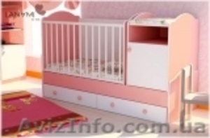 Детская кровать-трансформер "Sweet", LANAMI - <ro>Изображение</ro><ru>Изображение</ru> #4, <ru>Объявление</ru> #733893