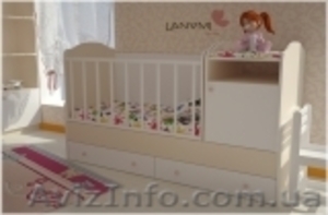 Детская кровать-трансформер "Sweet", LANAMI - <ro>Изображение</ro><ru>Изображение</ru> #3, <ru>Объявление</ru> #733893