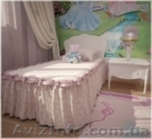 Кровать для девочки от 3х лет "Lilu", LANAMI - <ro>Изображение</ro><ru>Изображение</ru> #3, <ru>Объявление</ru> #734473