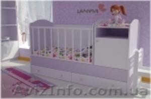 Детская кровать-трансформер "Sweet", LANAMI - <ro>Изображение</ro><ru>Изображение</ru> #1, <ru>Объявление</ru> #733893