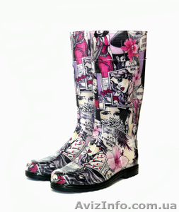 Сапоги резиновые женские