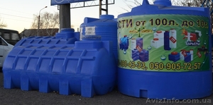 Полиэтиленовые пищевые, подземные емкости, горшки, барьеры, будки.