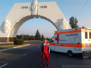 Перевозка больного из Севастополя в Киев,  в Минск,  в Москву,  в Донецк