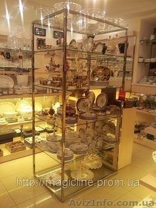 Торговый островной стеллаж