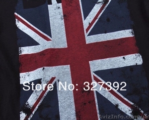 Футболка Английский флаг (Британский флаг) - <ro>Изображение</ro><ru>Изображение</ru> #1, <ru>Объявление</ru> #898346