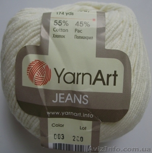 Пряжа хлопок Jeans от Yarn Art  - <ro>Изображение</ro><ru>Изображение</ru> #3, <ru>Объявление</ru> #908147