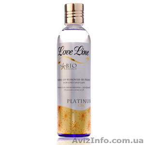 ДВУХФАЗНЫЙ ЛОСЬОН ДЛЯ СНЯТИЯ МАКИЯЖА LOVE LINE PLATINUM   ЛАВ ЛАЙН ПЛАТИНУМ