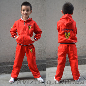 Брендовый спортивный костюм Ferrari для мальчиков - <ro>Изображение</ro><ru>Изображение</ru> #3, <ru>Объявление</ru> #975674