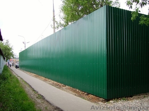 забор и любые постройки из профнастила - <ro>Изображение</ro><ru>Изображение</ru> #1, <ru>Объявление</ru> #1057550