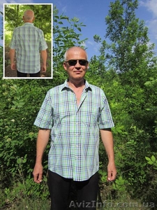 Мужская рубашка в клетку с коротким рукавом. - <ro>Изображение</ro><ru>Изображение</ru> #3, <ru>Объявление</ru> #1096240
