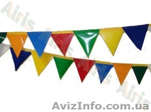 Флажная лента для праздников! Флажковая лента!
