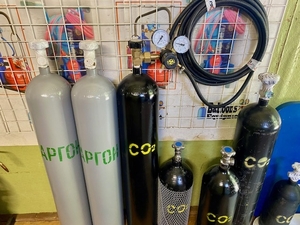 Балон 10л під Аргон,  СО2,  МІКС,  Кисень,  Азот