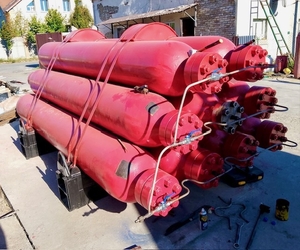 Метанові акумулятори,  балони великого об'єму,  касети,  бандли