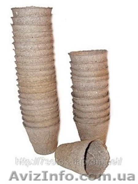 Продам Торфяные горшочки / торфяные стаканчики оптом, размер 80х80мм - <ro>Изображение</ro><ru>Изображение</ru> #1, <ru>Объявление</ru> #111770