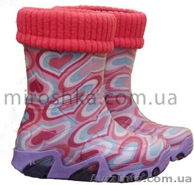 детские резиновые сапожки, детские резиновые сапоги, детская обувь - <ro>Изображение</ro><ru>Изображение</ru> #4, <ru>Объявление</ru> #197677