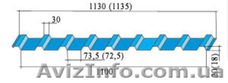 Профнастил и комплектующие - <ro>Изображение</ro><ru>Изображение</ru> #1, <ru>Объявление</ru> #334465
