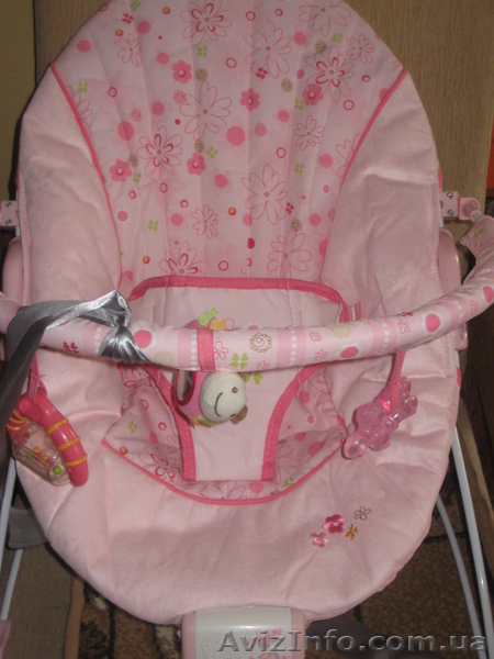 Продам Музыкальное кресло-качалка Bright Starts б.у - <ro>Изображение</ro><ru>Изображение</ru> #1, <ru>Объявление</ru> #438816